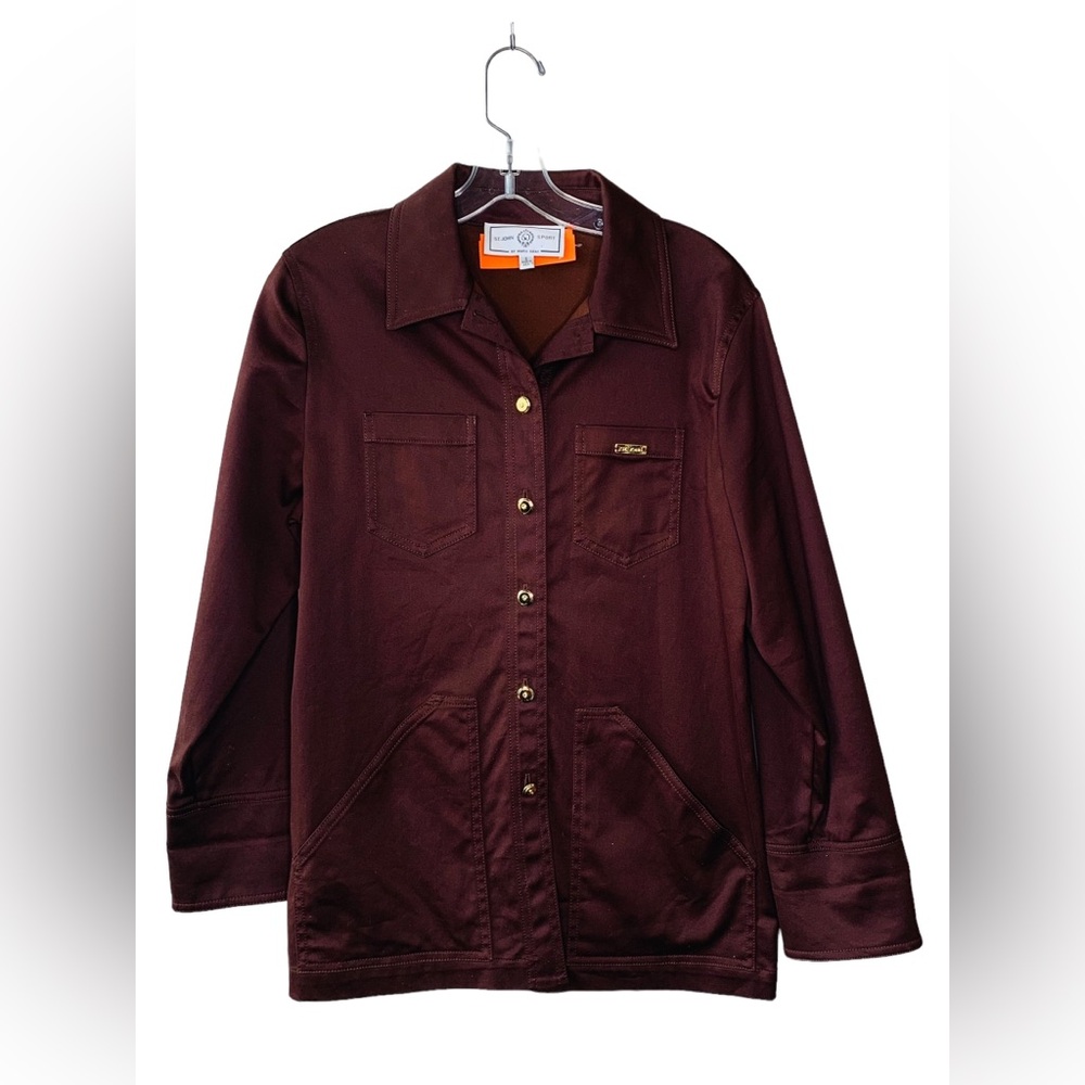 St. John Sport Brown with Golden buttons jacket